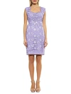 ALEXIA ADMOR FLORAL LACE SHEATH DRESS,0400010857547