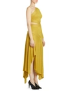 GIVENCHY ONE-SHOULDER SIDE CUTOUT GOWN,0400012096056