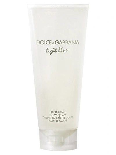 Dolce & Gabbana Light Blue Eau De Toilette Body Cream, 6.7 Oz. / 200 ml In Multi