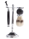 Bey-berk 3-piece Mach3 Razor, Badger Brush & Stand Set