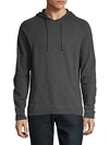 Vince Textured Cotton Hoodie