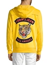 ROBIN'S JEAN TIGER PATCH COTTON-BLEND HOODIE,0400011388103
