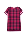 ANDY & EVAN LITTLE GIRL'S PLAID A-LINE DRESS,0400011471891