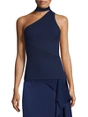 RAMY BROOK PORTIA ASYMMETRICAL RIBBED TOP,0400099279842