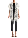 VALENTINO LACE OPEN-FRONT PONCHO,0400012493352