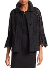 AKRIS PUNTO BRODERIE ANGLAISE JACKET,0400012517460