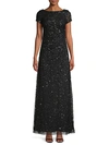 Adrianna Papell Sequin Embellished Gown