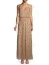 ADRIANNA PAPELL BEADED BLOUSON GOWN,0400012461466