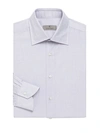 Canali Micro Print Cotton Dress Shirt