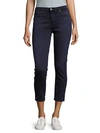 Ag Prima Sateen Mid-rise Crop Cigarette Pants