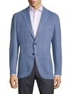 LUBIAM WASHED COTTON UNCONSTRUCTED SPORTCOAT,0400012326626