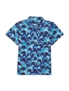 ANDY & EVAN LITTLE BOY'S SHARK-PRINT SHORT-SLEEVE SHIRT,0400012336431