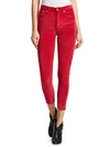 Rag & Bone High-rise Velvet Skinny Jeans