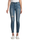 7 FOR ALL MANKIND HIGH-WAIST SKINNY JEANS,0400011837040
