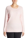 Saks Fifth Avenue Plus Crewneck Cashmere Knitted Sweater