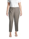 LAFAYETTE 148 PLUS ANKLE ZIP TROUSERS,0400010464851