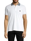 ROBERTO CAVALLI LOGO COTTON POLO,0400011650834