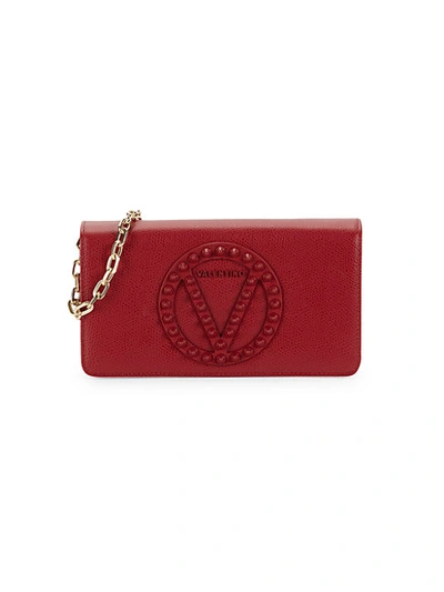 Valentino By Mario Valentino Serena Studded Leather Wallet-on-chain