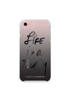 REBECCA MINKOFF LIFE IS A PARTY FOIL DOUBLE UP IPHONE 7 CASE,0400099676278
