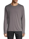 Vince Classic Long-sleeve Cotton Tee