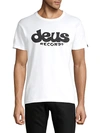 Deus Ex Machina Logo-print Short-sleeve Cotton Tee In White