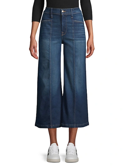 Frame Wide-leg Cropped Jeans