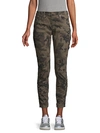 DRIFTWOOD FLORAL EMBROIDERED CAMOUFLAGE JEANS,0400012034870