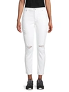 7 FOR ALL MANKIND JOSEFINA DESTRUCTION CROPPED JEANS,0400012154103
