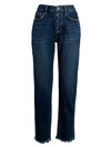 CURRENT ELLIOTT HIGH-WAIST STRAIGHT JEANS,0400012439455