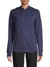 MARC NEW YORK COTTON-BLEND DRAWSTRING HOODIE,0400012129083