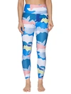 BETSEY JOHNSON ABSTRACT-PRINT HIGH-RISE LEGGINGS,0400012114325