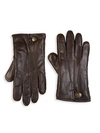 UGG METISSE LEATHER & FAUX FUR TECH GLOVES,0400011595665