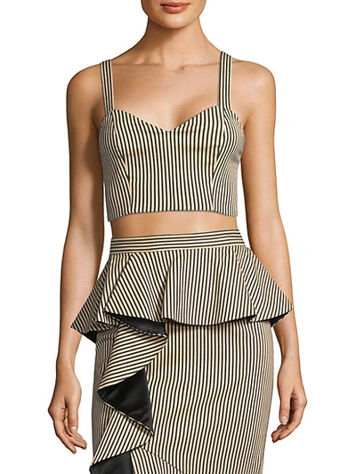 Alice And Olivia Cristi Cropped Top