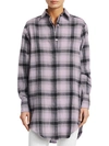 EACH X OTHER FLANNEL CHECK GRAPHIC SHIRT,0400010754822