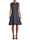 OSCAR DE LA RENTA VIRGIN WOOL & COTTON TWEED DRESS,0400011431347