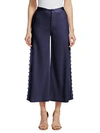 JONATHAN SIMKHAI SATIN CROPPED PANTS,0400010907656