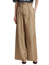 TRE BY NATALIE RATABESI LOUISE PINSTRIPED WIDE LEG PANTS,0400010663820