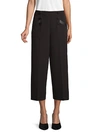 LAUNDRY BY SHELLI SEGAL WIDE-LEG CROPPED TROUSERS,0400011098778