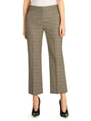 STELLA MCCARTNEY PRINCE OF WALES CHECK CROPPED TROUSERS,0400012490167