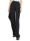 CHLOÉ RUFFLED SILK GEORGETTE PANTS,0400012469071