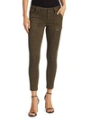 Joie Leopard Print Mid-rise Skinny Pants