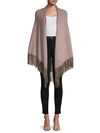 LA FIORENTINA OPEN FRINGE CARDIGAN,0400098989354