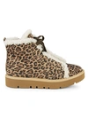 GENTLE SOULS TREVOR LEOPARD-PRINT SUEDE & SHEARLING HIKERS,0400012013966