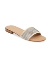 KENDALL + KYLIE KENNEDY LEATHER SLIDES,0400099400422