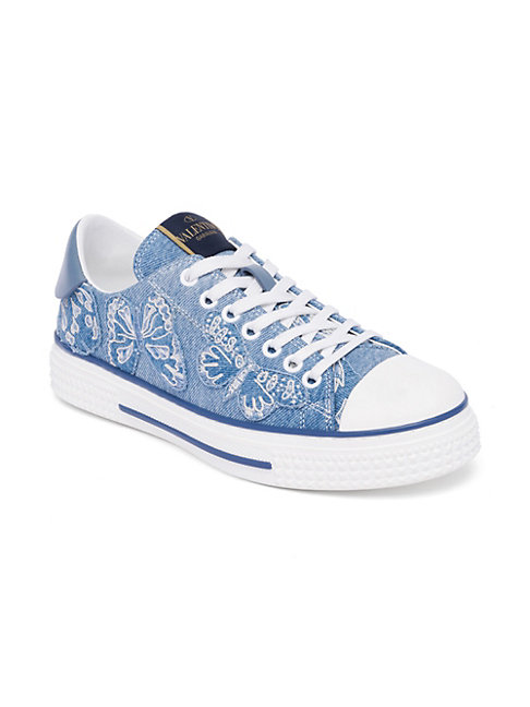valentino butterfly sneakers