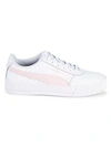 PUMA CARINA LEATHER SNEAKERS,0400012419528