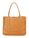 FRYE MADISON LEATHER SHOPPER TOTE,0400010184818