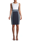 CALVIN KLEIN COLORBLOCK SHEATH DRESS,0400012032882