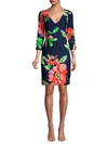 TRINA TURK THE TOURIST PICTURESQUE FLORAL SHEATH DRESS,0400011661442