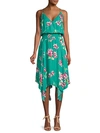 PARKER NOLEN FLORAL FLOWY SLEEVELESS DRESS,0400011933554